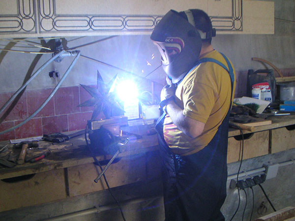 Puerta, berja grande